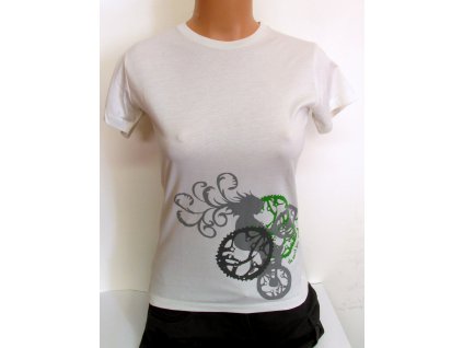 Triko North Face Freerider KR dámské (Barva Bílá, Velikost 36)