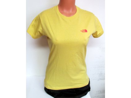Triko North Face Barbernie KR Dámské (Barva žlutá, Velikost 38)