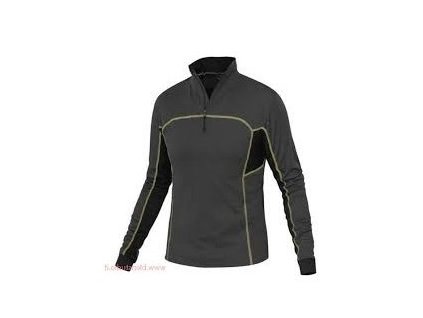 mikina Salewa Iolith Dry L/S Tee pánská (Barva tm. šedá, Velikost L)