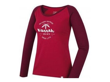 Triko Hannah Emily DR dámské (Barva vínová, Velikost 36)