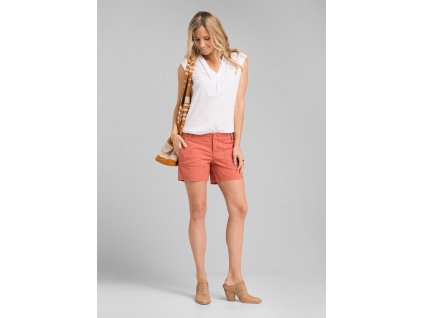 Šortky Prana Tess dámské (Barva červeno oranžová, Velikost 34)