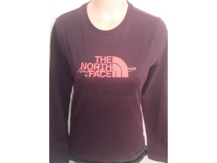 Triko North Face L/S Statement TEE DR dámské (Barva purpurová, Velikost 36)