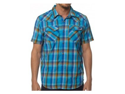 Košile Prana Holstad KR pánská (Barva Modrá, Velikost XL)