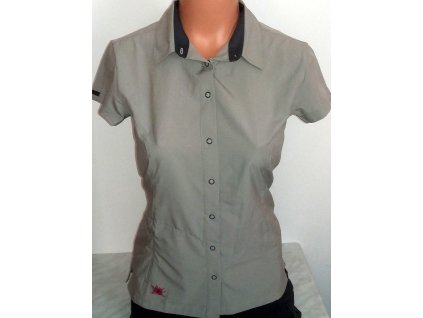 Košile Salewa Garve Dry KR dámská (Barva světle hnědá, Velikost 38)