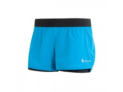 šortky Sensor Trail Running dámské (Barva Modrá, Velikost S)