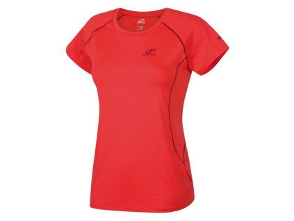 Triko Hannah Speedlora KR dámské (Barva červená, Velikost 38)