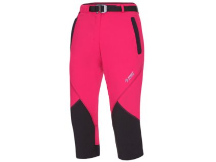 Kalhoty 3/4 Direct Alpine Civetta dámské (Barva nachová, Velikost S)