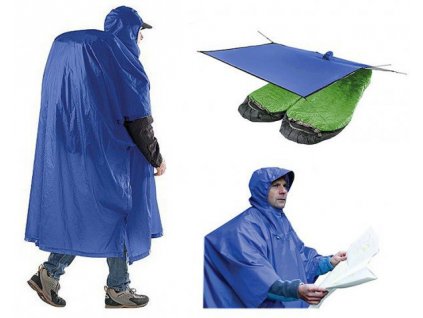 Pláštěnka Sea To Summit Nylon Tarp Poncho (Barva Modrá)