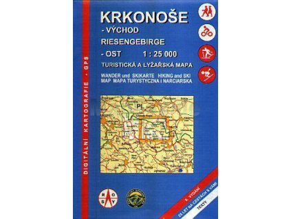 Mapa Krkonoše Východ