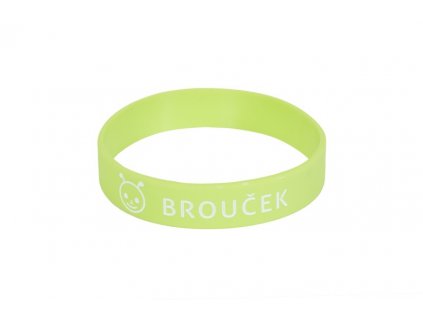 Zdravá láhev R&B náramek zelenožlutý brouček
