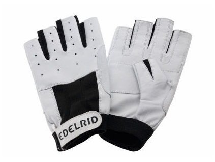 Rukavice Edelrid B-lay open (Barva Bílá, Velikost M 7,5 / 8)