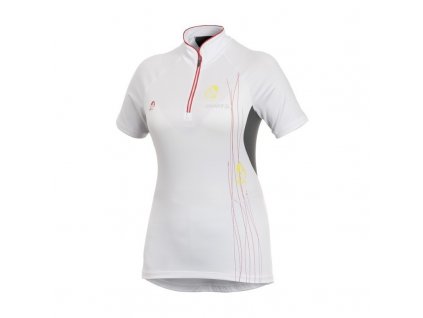 Cyklo triko Craft Active Jersey damské kr (Barva Bílá, Velikost L)