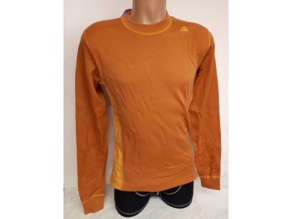 Triko Aklima WarmWool 200 DR Pánské (Barva oranžová, Velikost XL)