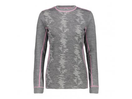 triko CMP 38Y4126 DR dámské (Barva světle šedá, Velikost 36)