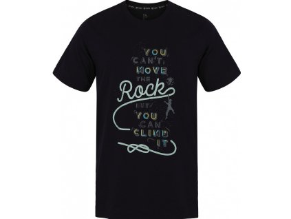 Triko Rafiki Slack KR pánské (Barva Black, Velikost M)