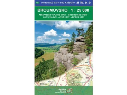 Mapa Broumovsko 60