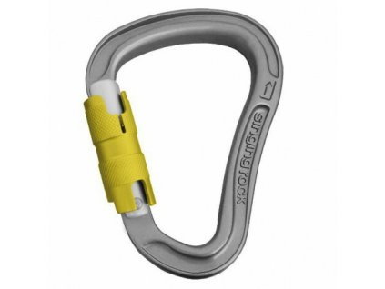 Karabina Singing Rock HMS Bora Twist lock (Barva šedá)