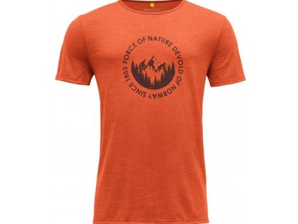 Triko Devold Leira KR Pánské (Barva oranžová, Velikost S)