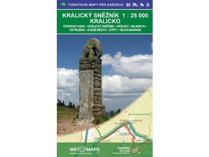 Mapa Králický Sněžník 75