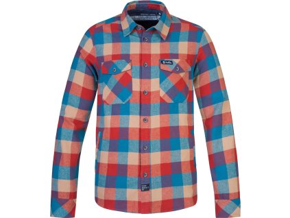 Košile Rafiki Virage Pánská (Barva ruby plaid, Velikost L)