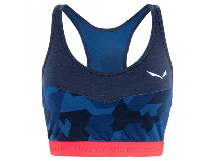 Podprsenka Salewa Cristallo Warm Amr Sport (Barva noční modrá, Velikost 36)