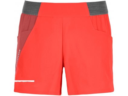 Šortky Ortovox Piz Selva Light Dámské (Barva oranžová, Velikost S)