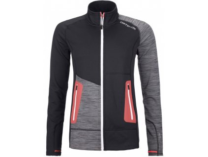 Mikina Ortovox Fleece Light Dámská (Barva Black, Velikost L)