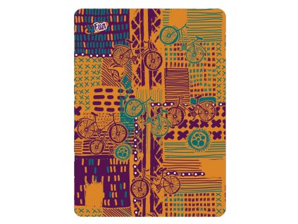 Multifunkční šátek 4fun letní (Barva black board)