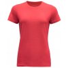 Triko Devold Eika KR dámské (Barva červená, Velikost M)