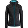 MONTURA CERVINO HOODY JACKET WOMAN BLACK TURQOUISE 9051