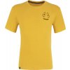 Triko Salewa Lavaredo Hemp Print Kr.r Pánské (Barva gold, Velikost L)