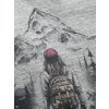 Triko Chillaz Saile Mountain Paradise Dámské (Barva grey melange, Velikost 36)