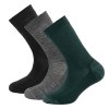 Ponožky Devold Daily Medium 3 pck Dámské (Barva bordo 36-40)