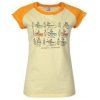 Triko Hannah Strokes KR dámské (Barva žlutá, Velikost 36)