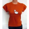Triko Respiro Mono KR dámské (Barva červeno oranžová, Velikost 38)