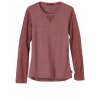 Triko Prana Darla Top Dámské Dl.R (Barva vínová, Velikost 34)