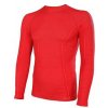 Triko Brubeck Active wool DR pánské (Barva červená, Velikost M)