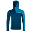 Mikina Ortovox Fleece Light Grid SN Hoody Pánská (Barva Modrá, Velikost M)