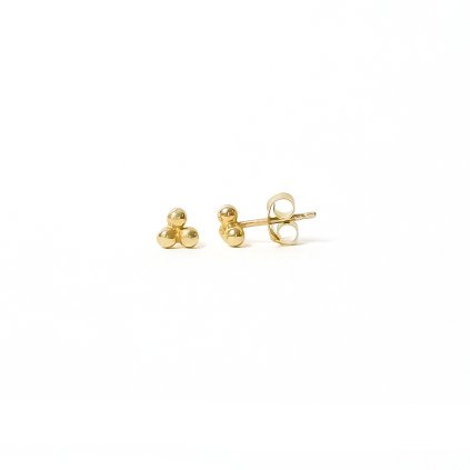 pozl. nausnice 3 tecky