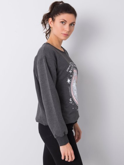 101067 11 klasicka damska mikina s potiskem