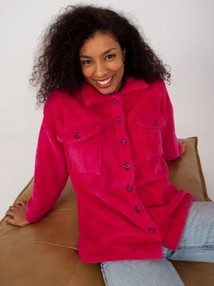 Kožešinová dámská košile s kapsami - RUE PARIS