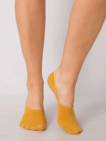 Dámské ponožky - tmavě žluté
