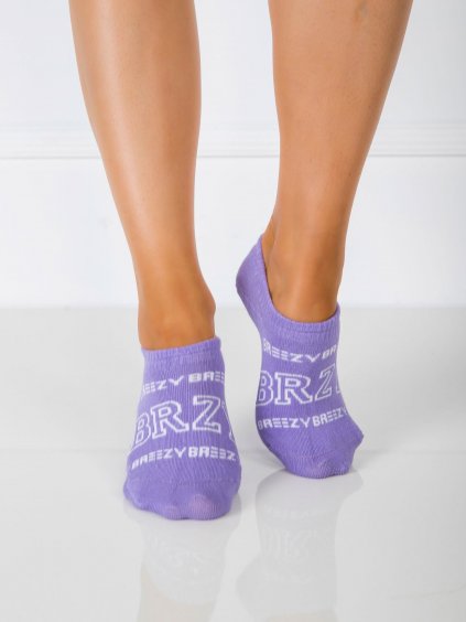 Dámské ponožky fialové barvy