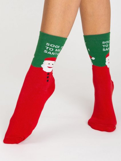 Dámské vánoční ponožky v balení po 3 kusech