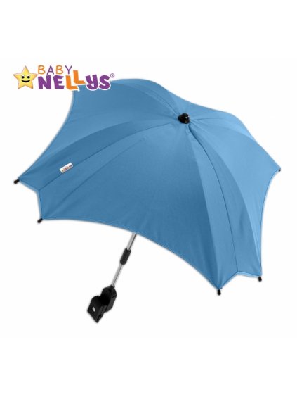 Slunečník, deštník do kočárku Baby Nellys ® - modrý