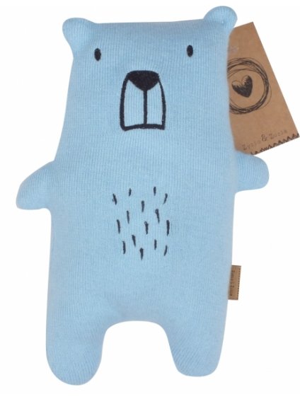 Mazlíček, hračka pro miminka Z&Z Maxi Bear 46 cm, modrý