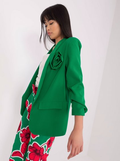 Elegantní sako s květinou - ITALY MODA