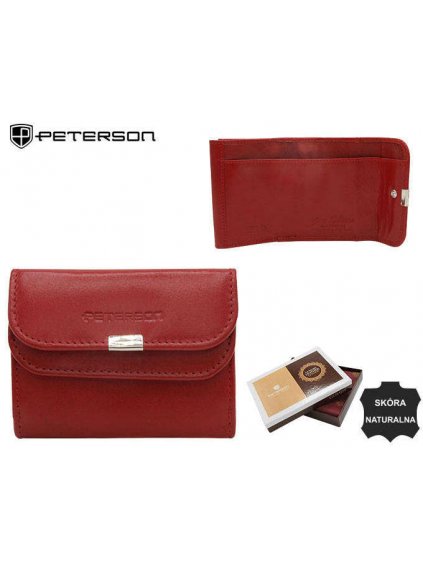 Malá dámská peněženka z pravé kůže - PETERSON