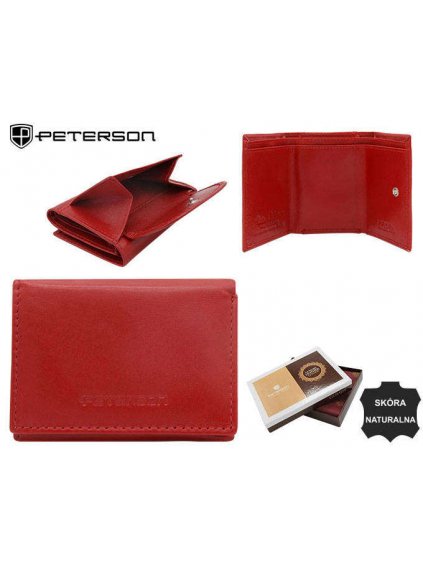 Malá dámská peněženka z kvalitní přírodní kůže - PETERSON