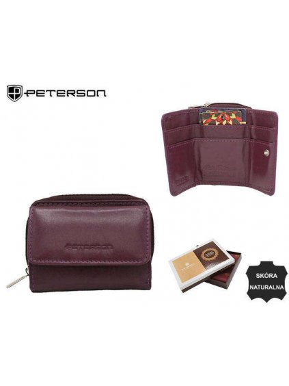Dámská kožená peněženka - PETERSON